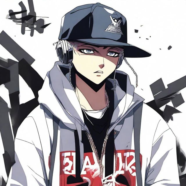 Anime masculino hip hop