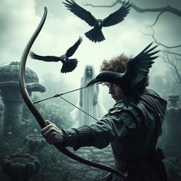 A mystical horror poster for a fantasy movie set in Fantasyland