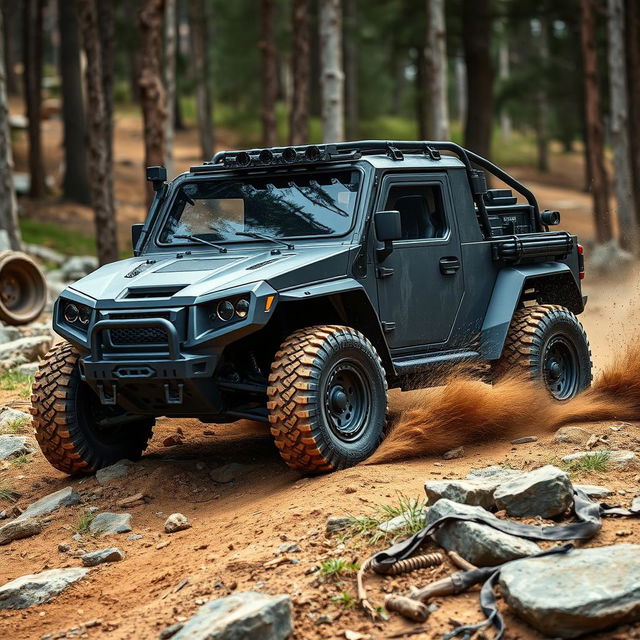 A compact yet rugged special operations vehicle designed for all terrains