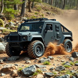 A compact yet rugged special operations vehicle designed for all terrains