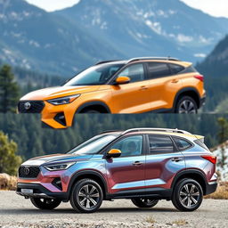 A functional SUV designed for versatility and practicality