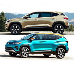 A functional SUV designed for versatility and practicality