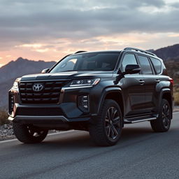 A big SUV that embodies elegance with a fierce and aggressive demeanor