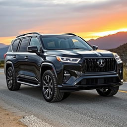A big SUV that embodies elegance with a fierce and aggressive demeanor