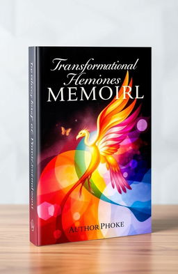 A beautifully designed book cover for a transformational memoir