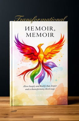 A beautifully designed book cover for a transformational memoir
