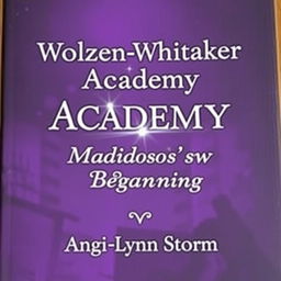 A captivating book cover featuring a dark purple background that evokes a sense of mystery and intrigue