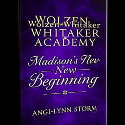A captivating book cover featuring a dark purple background that evokes a sense of mystery and intrigue