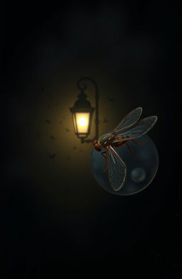 A realistic book cover featuring a dark, atmospheric background