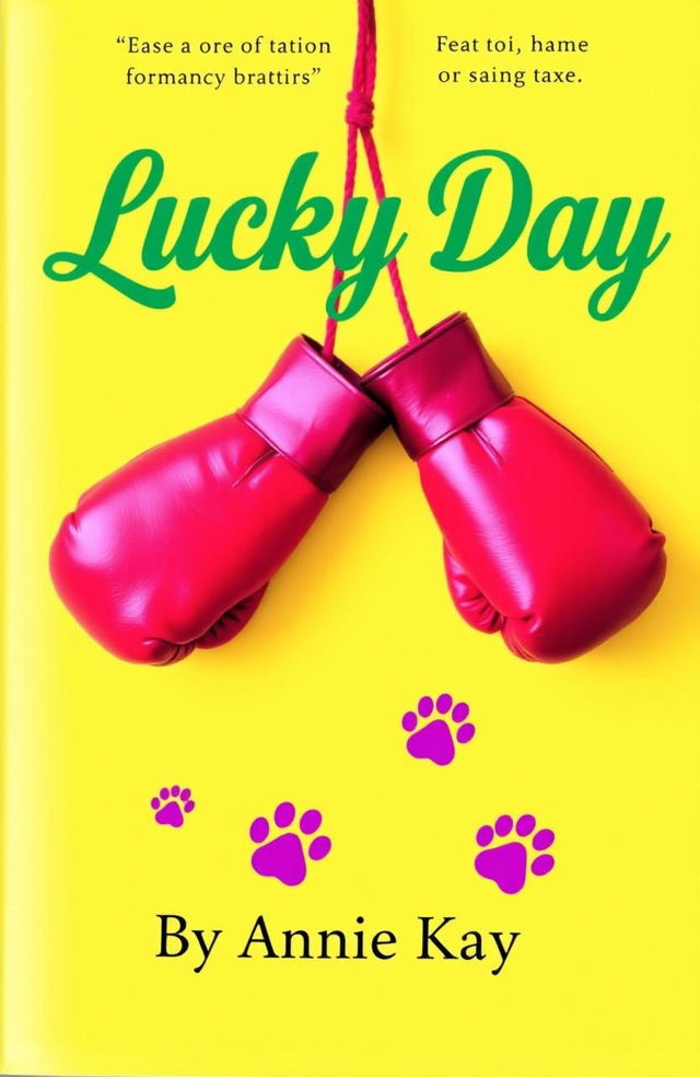 A vibrant romance book cover featuring a bright yellow background