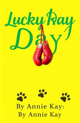 A vibrant romance book cover featuring a bright yellow background