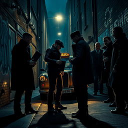 A vivid portrayal of the London underworld, showcasing various aspects of organized crime
