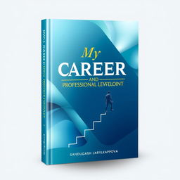 A beautifully designed book cover for the book titled 'My Career and Professional Development' by Sandugash Jarylkapova