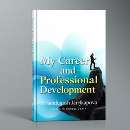 A beautifully designed book cover for the book titled 'My Career and Professional Development' by Sandugash Jarylkapova