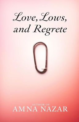 A captivating book cover design featuring a prominent safety pin as the central design element