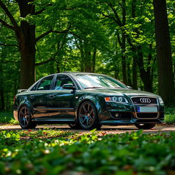 A sleek 2005 Audi A4 1