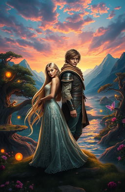 A vibrant and enchanting fantasy landscape that serves as a story wallpaper