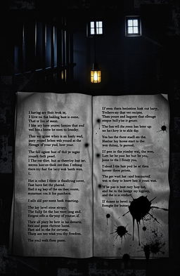 A collection of expressive prison poems written in a gritty yet poignant style, capturing the raw emotions and thoughts of inmates