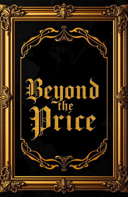 A book cover design titled 'Beyond the Price', featuring dark themes that evoke mystery and intrigue