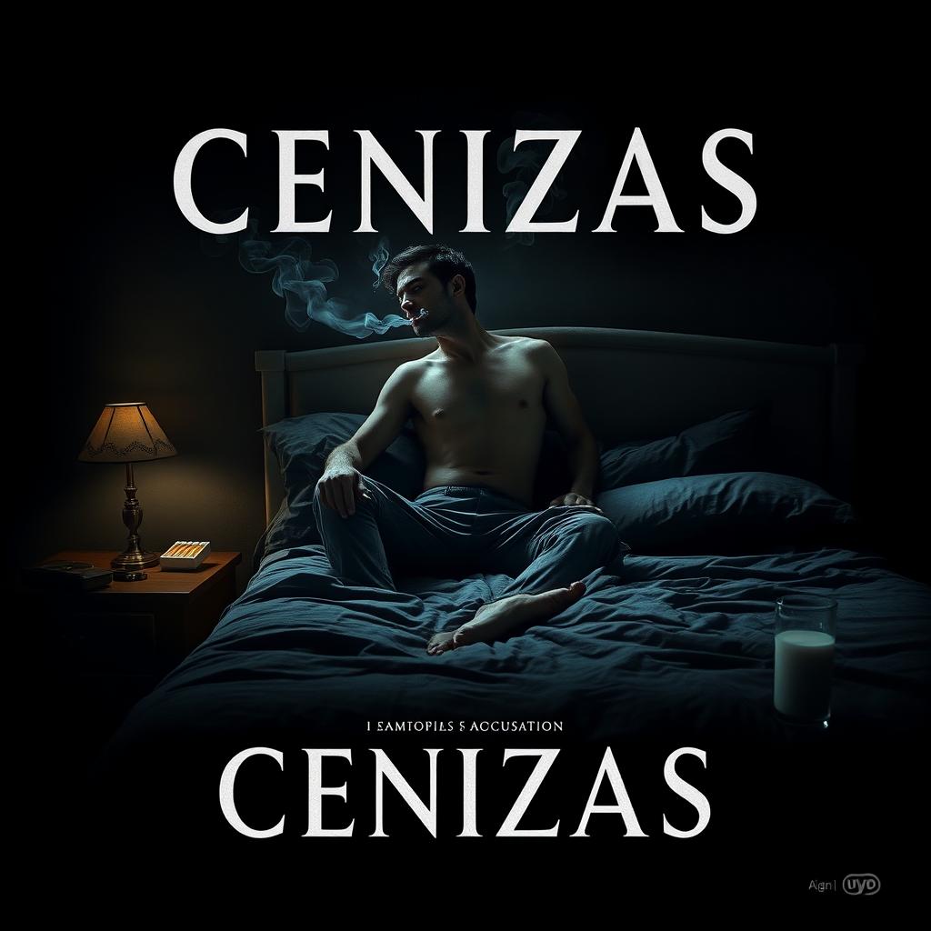 A cinematic poster for a movie titled 'CENIZAS'