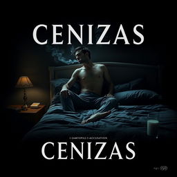 A cinematic poster for a movie titled 'CENIZAS'