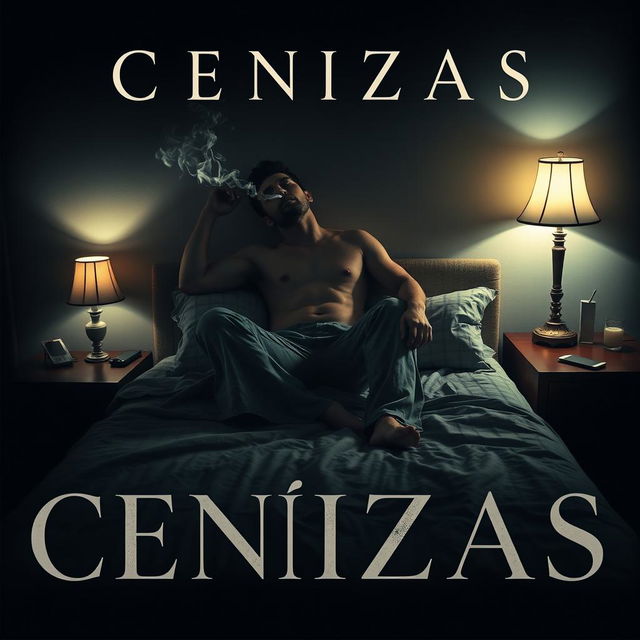 A cinematic poster for a movie titled 'CENIZAS'