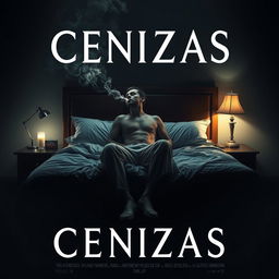 A cinematic poster for a movie titled 'CENIZAS'