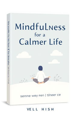 Ebook cover design for 'Mindfulness for a Calmer Life: Simple Ways to Find Peace in a Busy World'