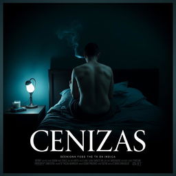 A cinematic movie poster for a film titled 'CENIZAS'
