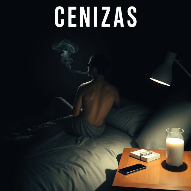 A cinematic movie poster for a film titled 'CENIZAS'