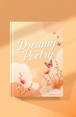 A captivating book cover design featuring dreamy abstract artwork
