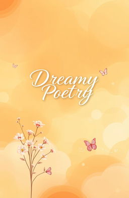 A captivating book cover design featuring dreamy abstract artwork