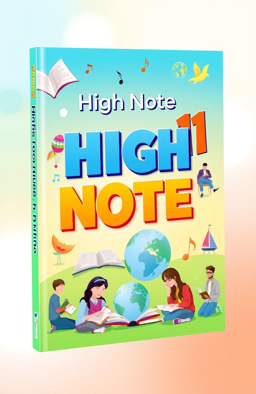 An educational book cover titled 'High Note 11' by Ibrahim Hammad, designed to appeal to foreign students