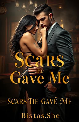 A captivating book cover featuring a passionate embrace between a sultry mistress and her ruggedly handsome mafia lover, exuding an aura of danger and allure