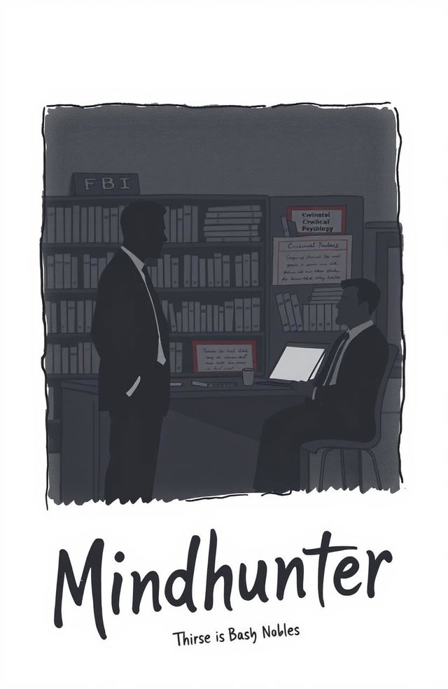 A simple sketch inspired by the themes of 'Mindhunter' by John E