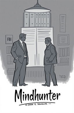 A simple sketch inspired by the themes of 'Mindhunter' by John E