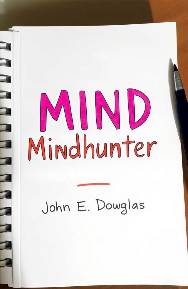 A simple sketch inspired by the book 'Mindhunter' by John E