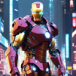 Iron man cyberpunk