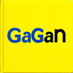 A predominantly yellow cover featuring the word "GaGaN" positioned at the center