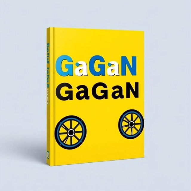 A predominantly yellow cover with the word "GaGaN" prominently displayed in the center