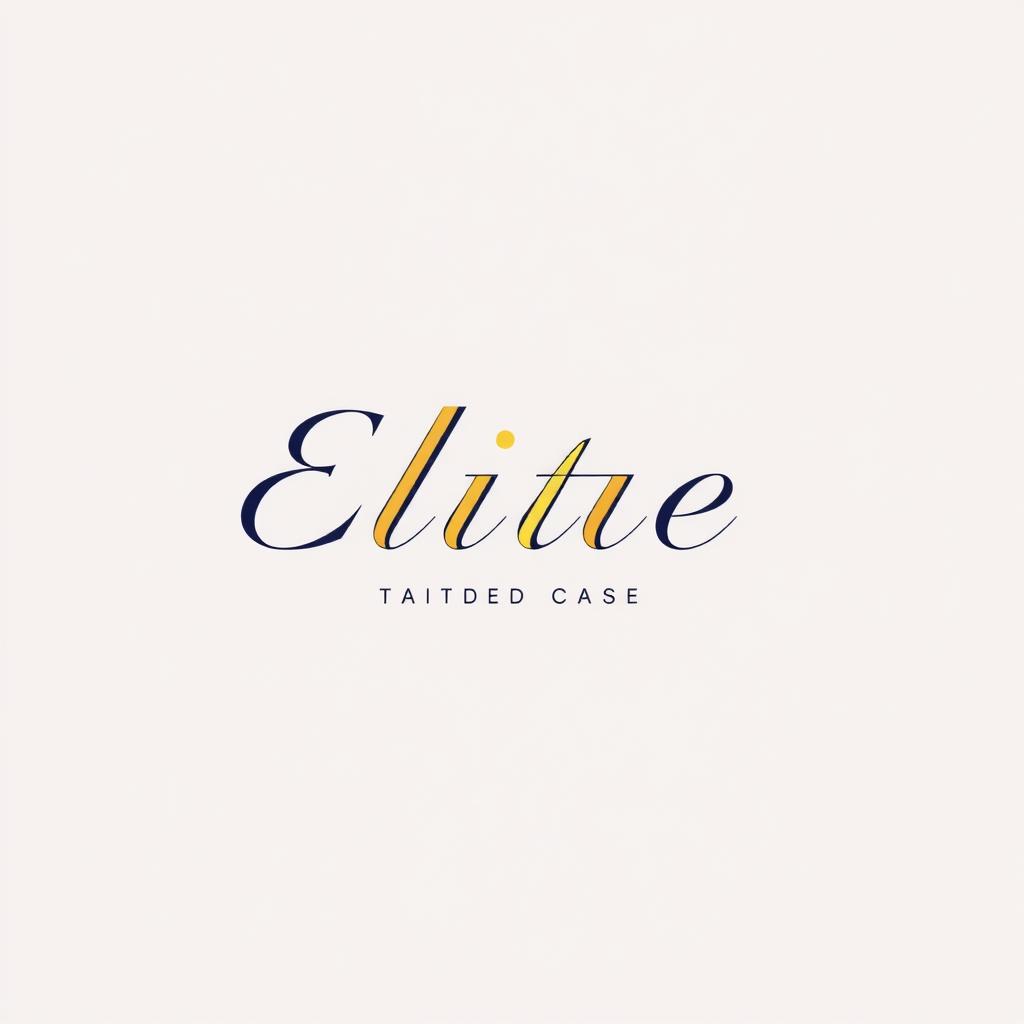 A sophisticated logo design tailored for an elite women's brand, emphasizing elegance, precision, and minimalism