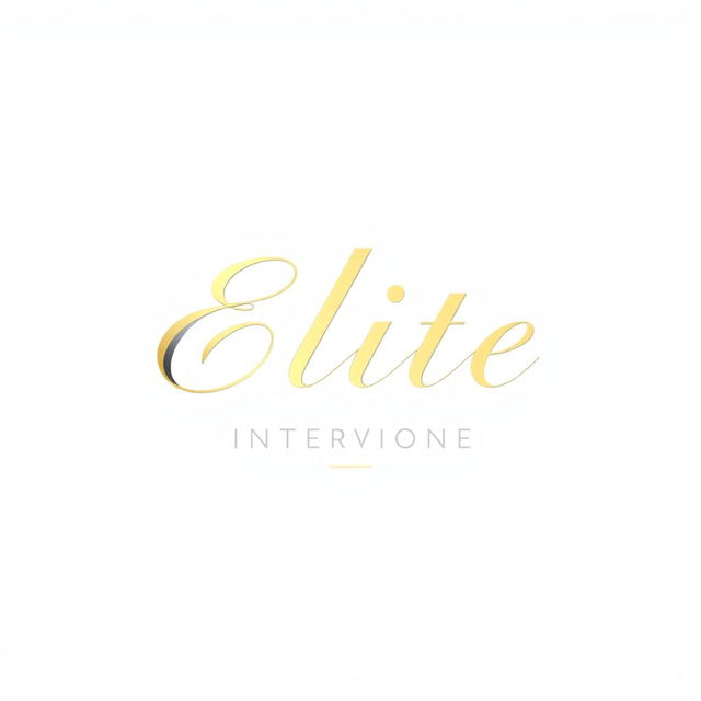 A sophisticated logo design tailored for an elite women's brand, emphasizing elegance, precision, and minimalism