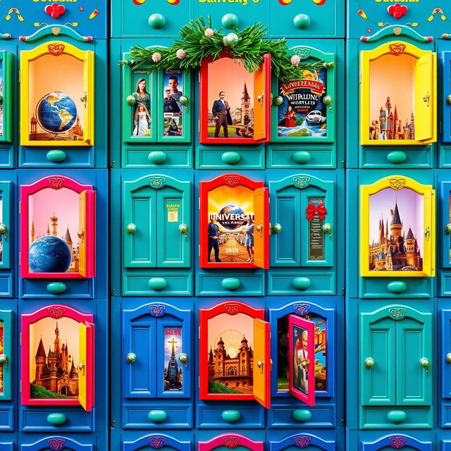 A captivating Instagram post featuring an advent calendar specifically designed for Universal Studios Theme Park, highlighting tips and tricks to save money and time