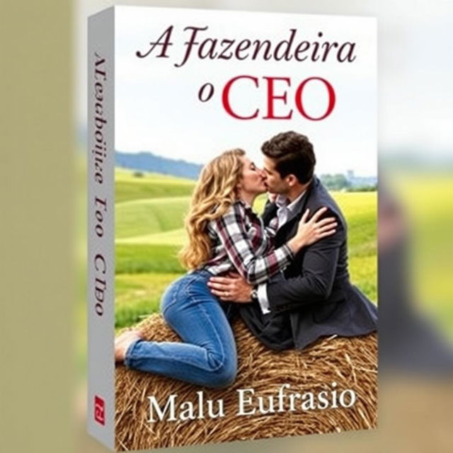 A romantic book cover titled 'A Fazendeira e o CEO'