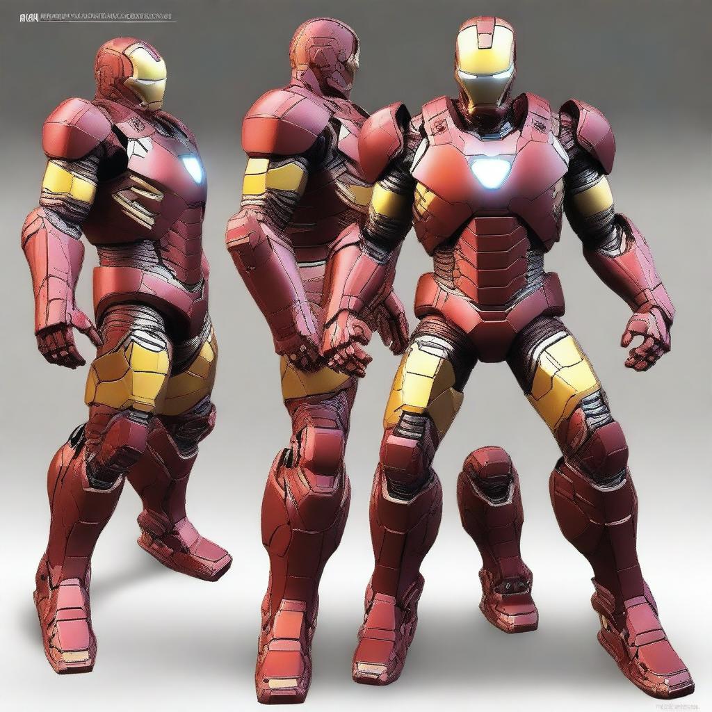 Iron man con armadura estilo call of duty