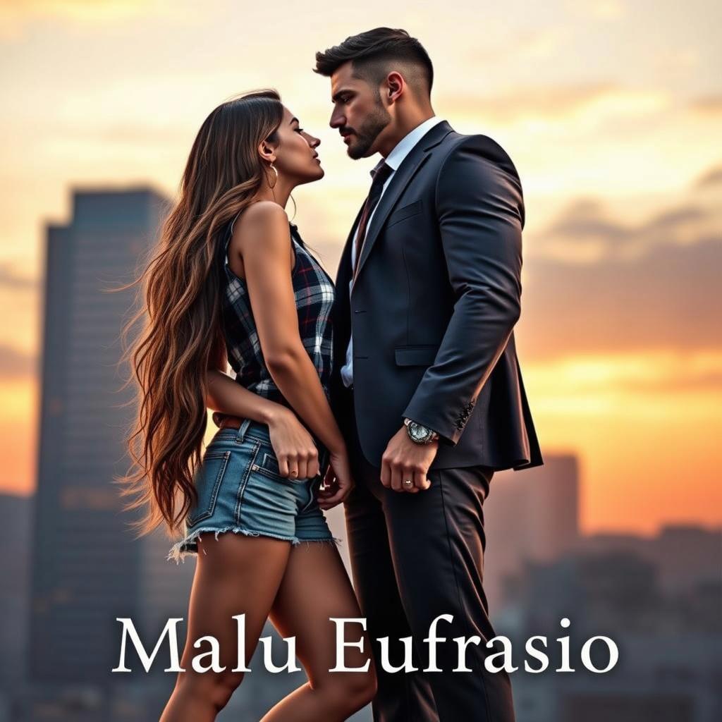 A captivating romance book cover titled 'A Fazendeira e o CEO'