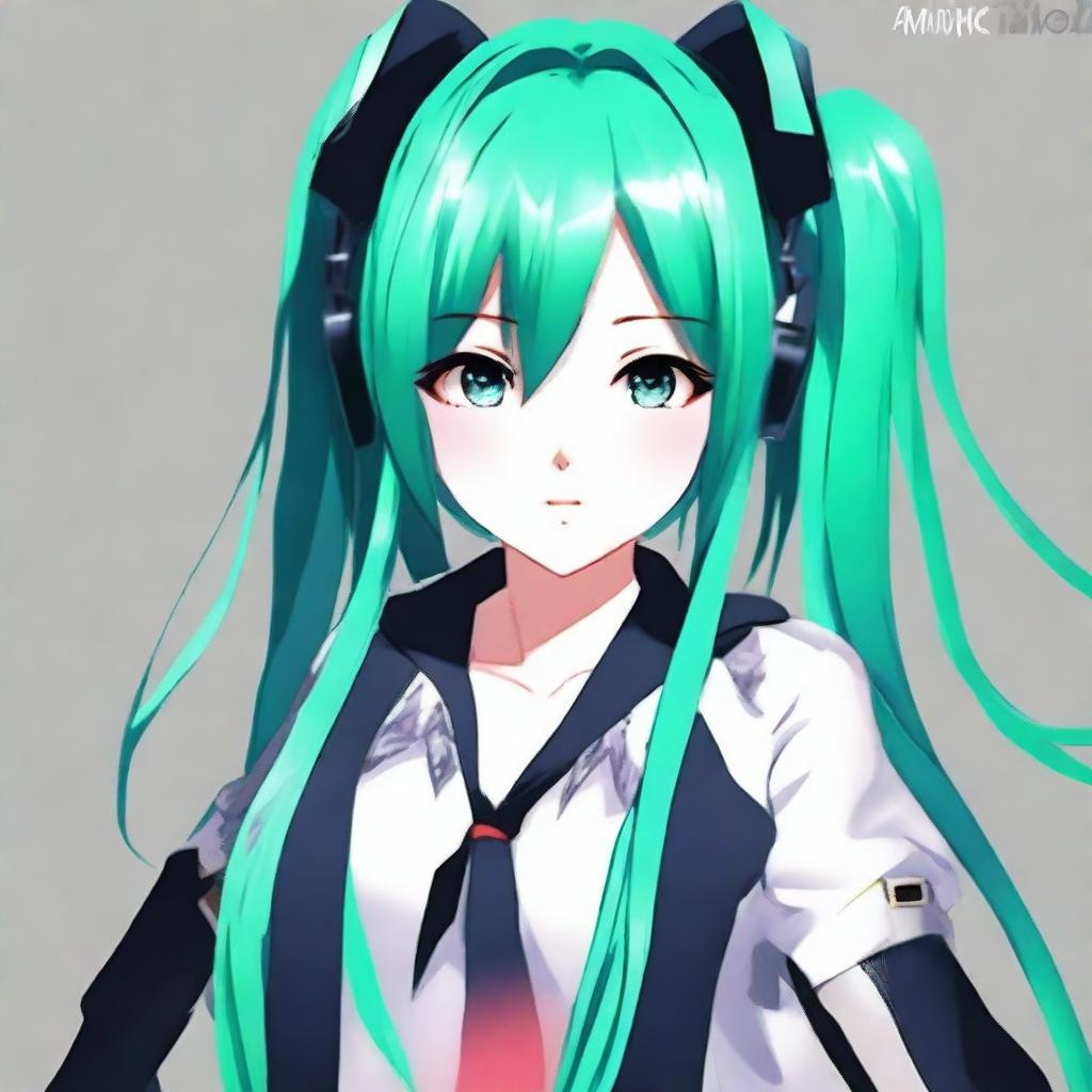 Miku emo real tetona