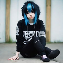 emo real tetona