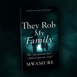 A gripping and emotional book cover design that encapsulates the theme of family, loss, and resilience