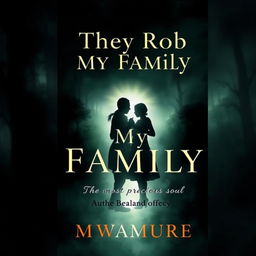 A gripping and emotional book cover design that encapsulates the theme of family, loss, and resilience
